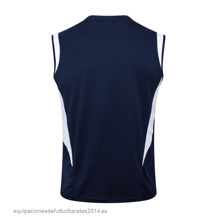 Nuevo Entrenamiento Sin Mangas Italia 2024 Azul Marino Baratas